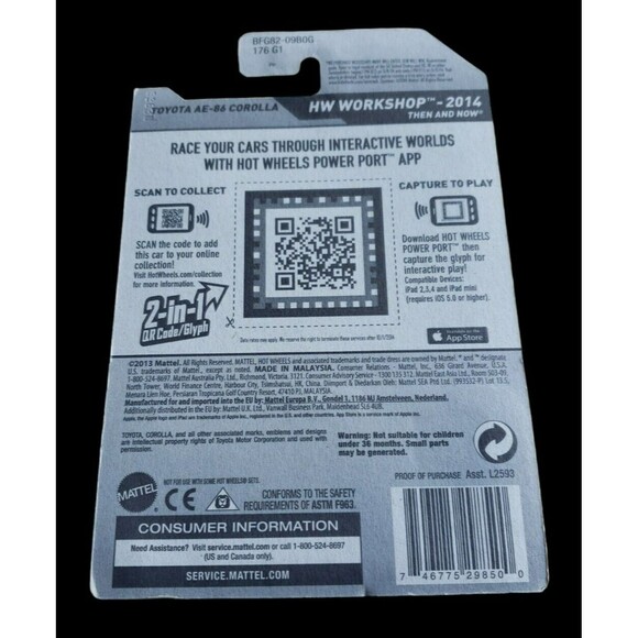 2014 Hot Wheels TOYOTA AE-86 COROLLA Silver ZAMAC 006 2014 HW Workshop #222 1:64 - Picture 14 of 14
